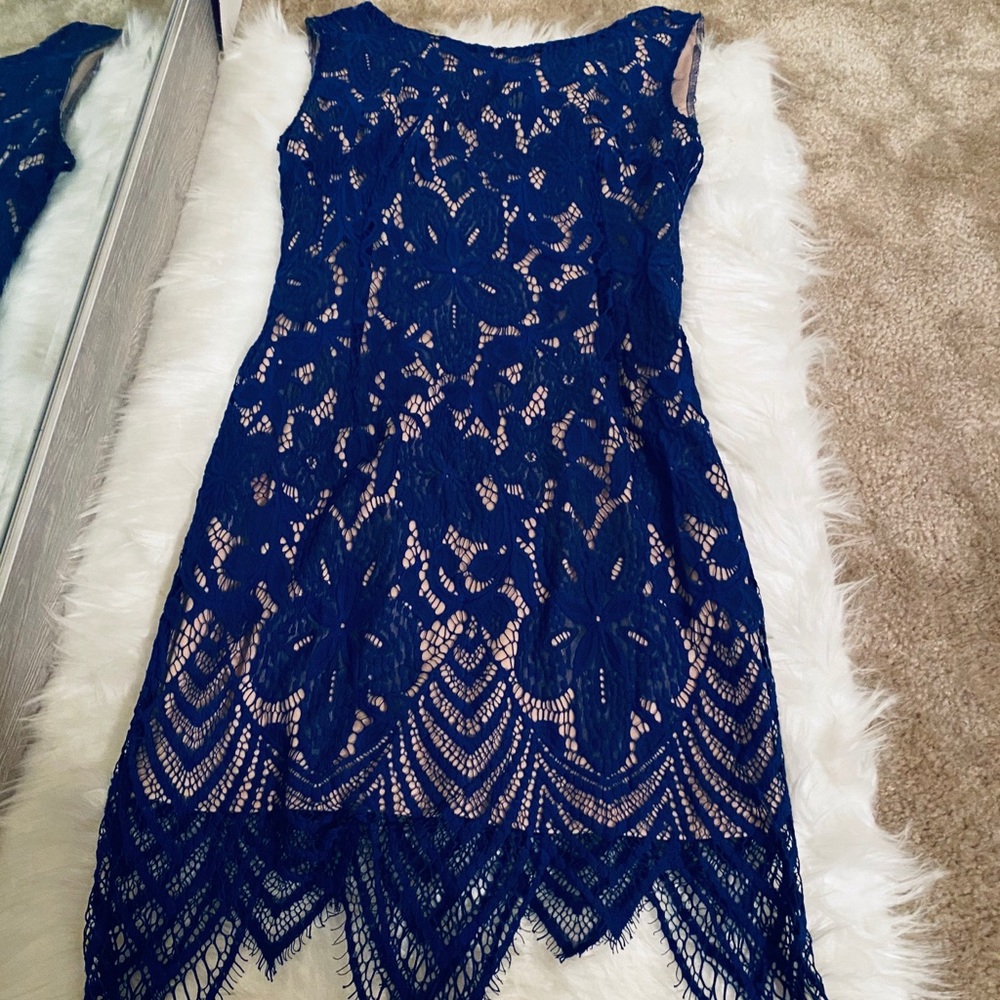 Royal blue dress